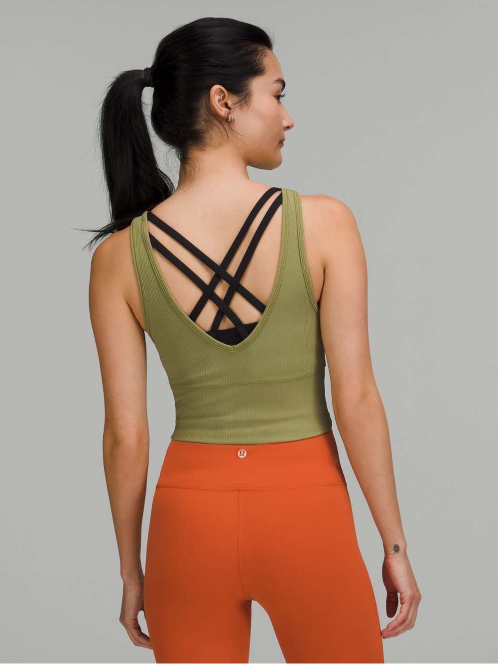 Lululemon Power Pivot Ribbed Tank Top
Bronze Green - Picture 2 of 10